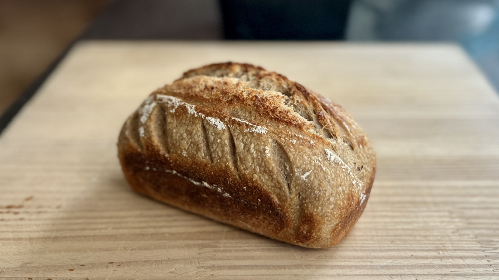 Whole wheat sourdough bread